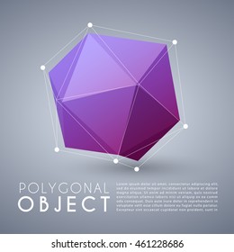Abstract Polygonal Object : Vector Illustration
