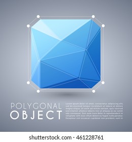 Abstract Polygonal Object : Vector Illustration