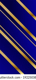 Abstraktes polygonales Muster, dunkelblau mit Gold