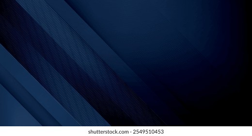 Abstract polygonal pattern luxury dark blue background.vector illustration