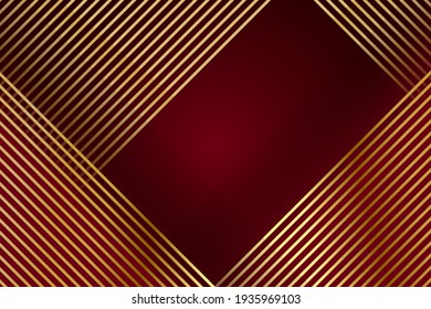 Abstract polygonal pattern luxury with gold