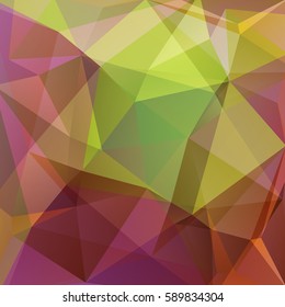 Abstract polygonal pattern with mosaic triangles. Design element for banners or wallpapers.