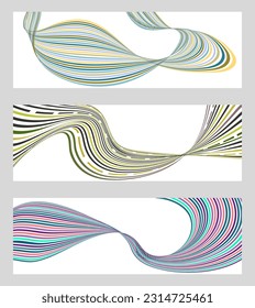 Abstract polygonal pattern. Set of two dark gradient polygonal backgrounds. Background design, cover, postcard, banner, wallpaper