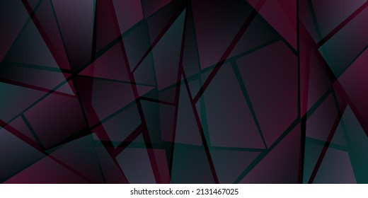 Abstract polygonal pattern. Shades of blue. Background design, cover, postcard, banner, wallpaper