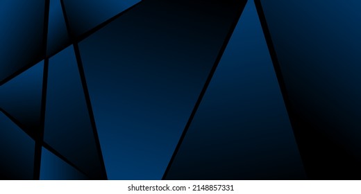 Abstract polygonal pattern. Shades of blue. Background design, cover, postcard, banner, wallpaper