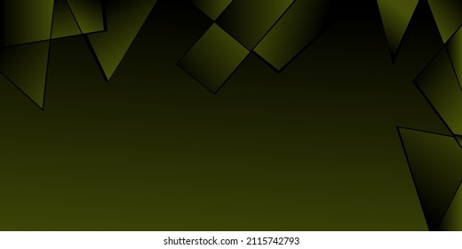 Abstract polygonal pattern. Shades of green. Background design, cover, postcard, banner, wallpaper