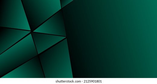 Resumen de patrón poligonal. Tonos verdes. Diseño de fondo, portada, postal, banner, papel tapiz