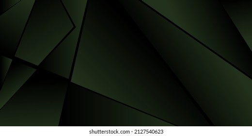 Abstract polygonal pattern. Shades of green. Background design, cover, postcard, banner, wallpaper