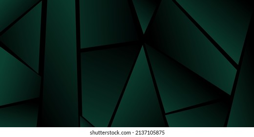 Resumen de patrón poligonal. Tonos verdes. Diseño de fondo, portada, postal, banner, papel tapiz