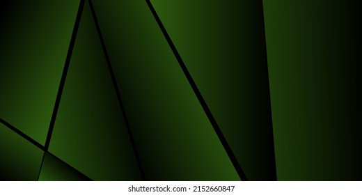 Abstract polygonal pattern. Shades of green. Background design, cover, postcard, banner, wallpaper