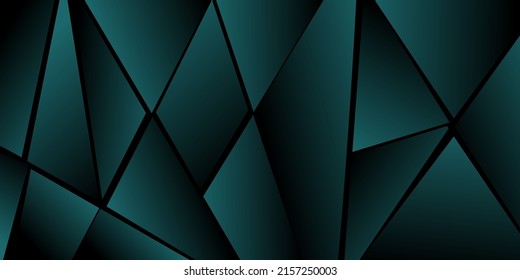 Resumen de patrón poligonal. Tonos verdes. Diseño de fondo, portada, postal, banner, papel tapiz