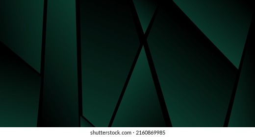 Abstract polygonal pattern. Shades of green. Background design, cover, postcard, banner, wallpaper