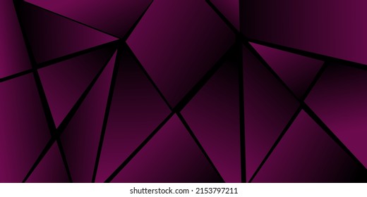 Abstract polygonal pattern. Shades of pink. Background design, cover, postcard, banner, wallpaper