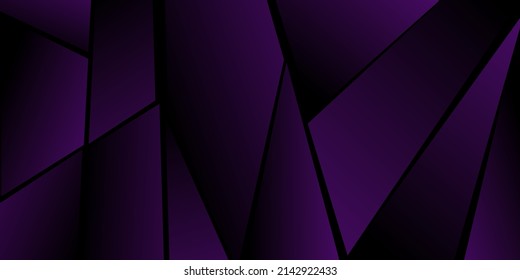 Abstraktes polygonales Muster. Farbtöne von Violett. Hintergrunddesign, Abdeckung, Postkarte, Banner, Tapete