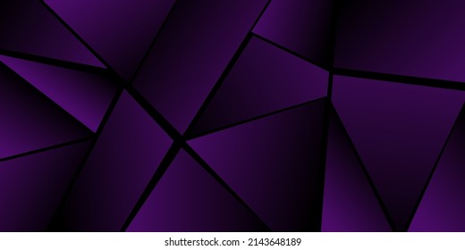 Abstraktes polygonales Muster. Farbtöne von Violett. Hintergrunddesign, Abdeckung, Postkarte, Banner, Tapete