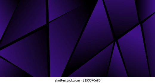 Abstraktes polygonales Muster. Farbtöne von Violett. Hintergrunddesign, Abdeckung, Postkarte, Banner, Tapete