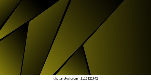 Abstract polygonal pattern. Shades of yellow. Background design, cover, postcard, banner, wallpaper
