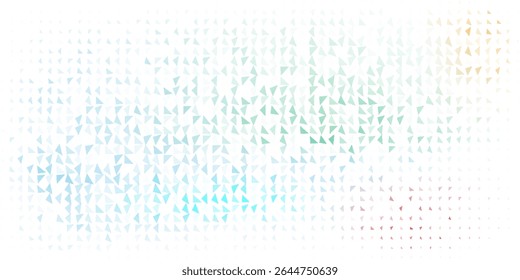 Abstract Polygonal Pattern With Subtle Gradient of Colors and Light Design