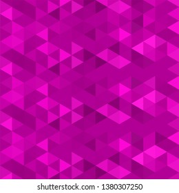 Abstract polygonal pattern of triangles. Geometric colorful mosaic background