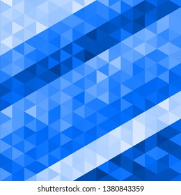 Abstract polygonal pattern of triangles. Geometric colorful mosaic background