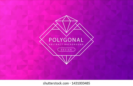 Abstract polygonal purple pink background texture, purple pink textured, banner polygon backgrounds, vector illustration for graphic design
