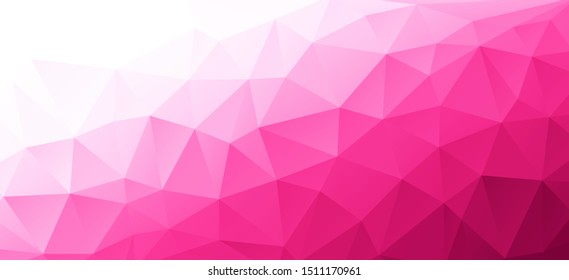 Abstract polygonal purple pink background. Vector illustration for design. triangular abstract network background. 
