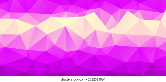 Abstract polygonal purple pink background. Vector illustration for design. triangular abstract network background. 