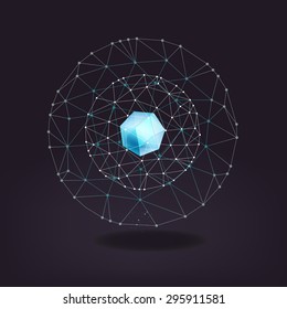 abstract polygonal shapes