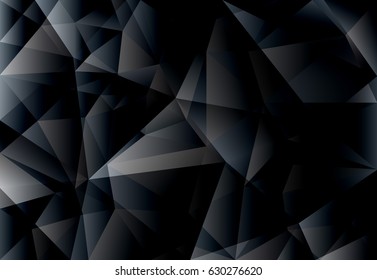 Abstract polygonal, shapes, gray, halftone, screen saver