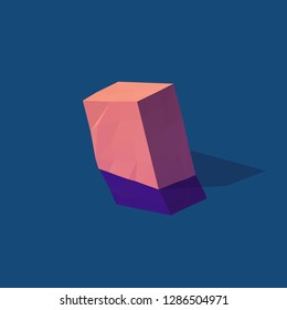 Abstract polygonal shapes in isometric