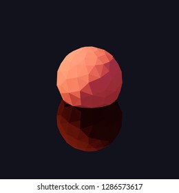Abstract polygonal shapes in isometric