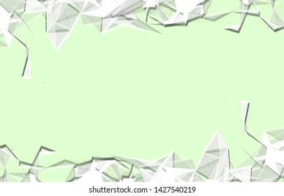 Abstract Polygonal Space Background with Connecting Lines. Vector illustration - Vector