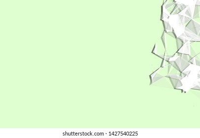 Abstract Polygonal Space Background with Connecting Lines. Vector illustration - Vector