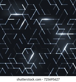 Abstract polygonal space. Background with connecting dots and lines. Graphic concept for your design
