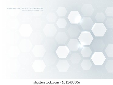 Abstract polygonal space. Background with cube cell. Modern technology illustration. Graphic concept for your design