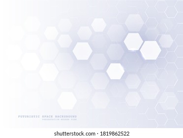 Abstract polygonal space. Background with cube cell. Modern technology illustration. Graphic concept for your design