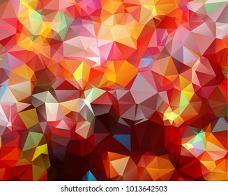Abstract polygonal space low poly dark background. abstract Colorful  background low poly textured triangle shapes in random pattern design ,vector design illustration