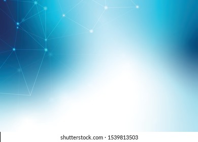 Abstract polygonal space low poly dark with connecting dots and lines. Connection structure technology and business background. 