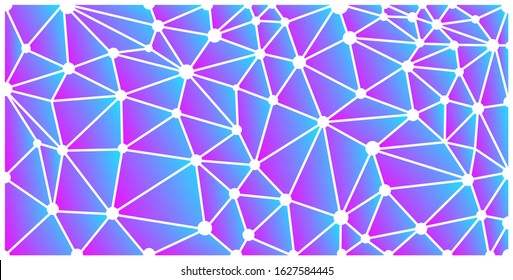 
Abstract polygonal space low poly dark background with connecting dots and lines. Connection structure.