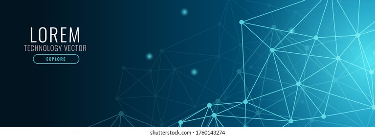 Abstract polygonal space low poly dark background with connecting dots and lines. Connection structure. 3d rendering. Molecules technology. vector Illustration.