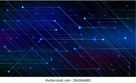 Abstract polygonal space low poly dark background with connecting dots and lines. Connection structure