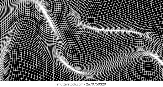 Abstract polygonal space low poly dark background with connecting dots and lines. 