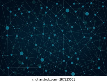 Abstract polygonal space low poly background