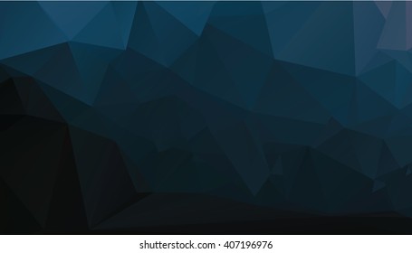 Abstract polygonal space low poly dark background 