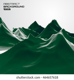 Abstract polygonal space low poly background. Connection structure. Futuristic HUD background.