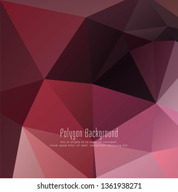 Abstract polygonal stylish background