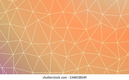 Abstract polygonal template. Decorative design for your idea. Vector illustration. Blur Sweet Dreamy Gradient Color Background