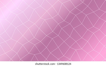 Abstract polygonal template. Decorative design for your idea. Vector illustration. Creative gradient color.