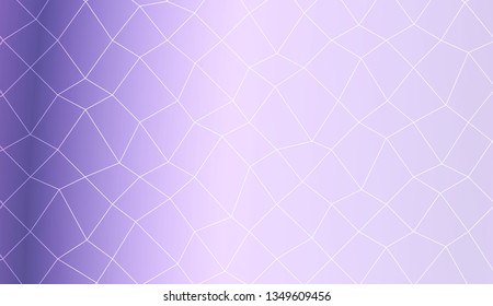 Abstract polygonal template. Decorative design for your idea. Vector illustration. Creative gradient color.