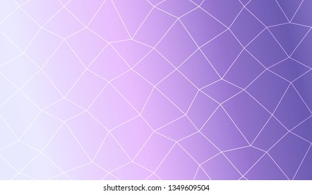 Abstract polygonal template. Decorative design for your idea. Vector illustration. Creative gradient color.